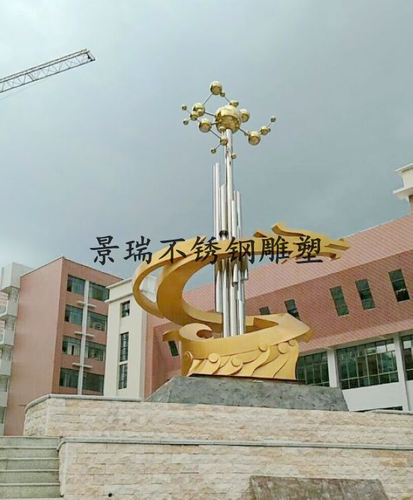 不銹鋼龍雕塑安裝工程